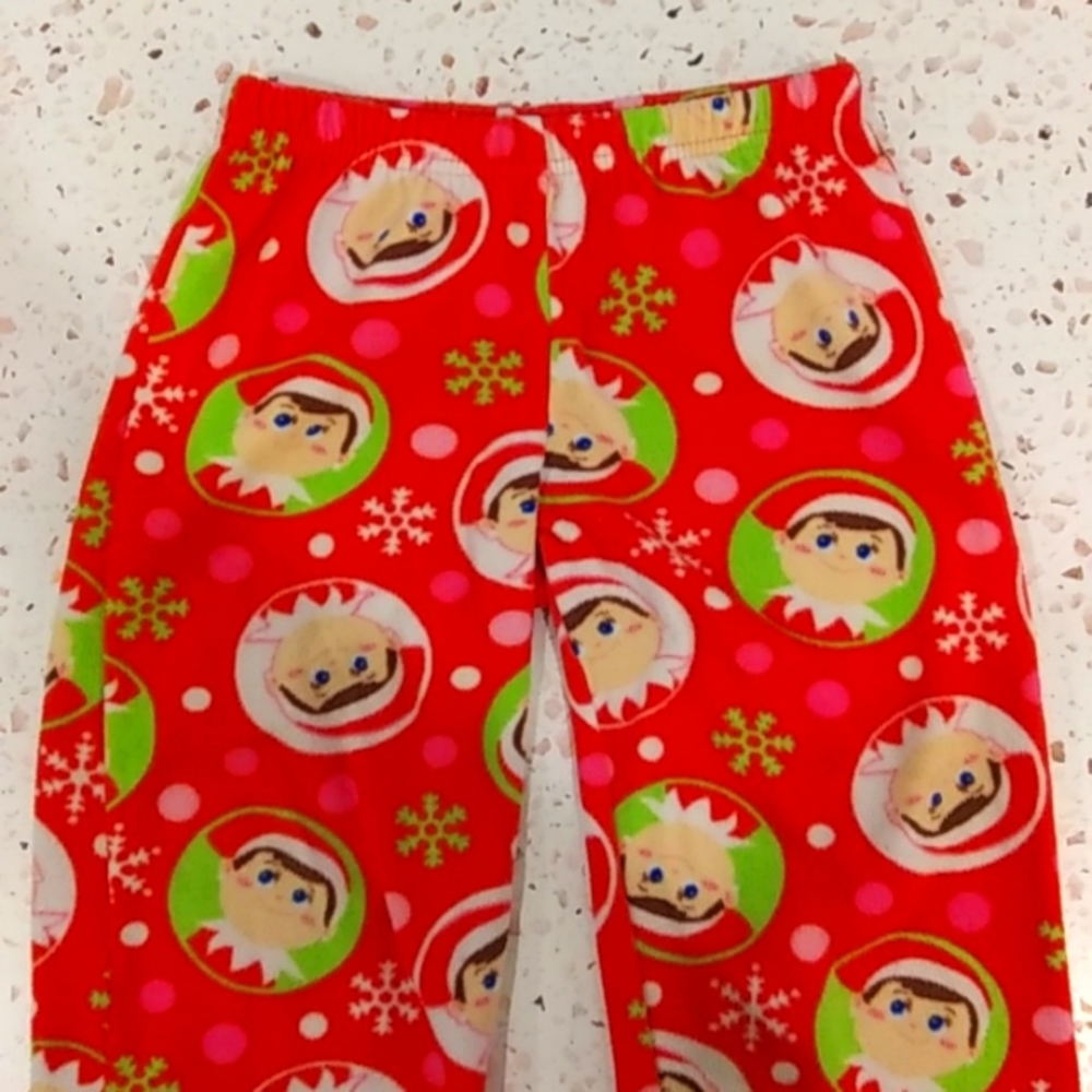 Elf On The Shelf | Fuzzy PJ Pants Pajamas Lounge Christmas Santa | XS